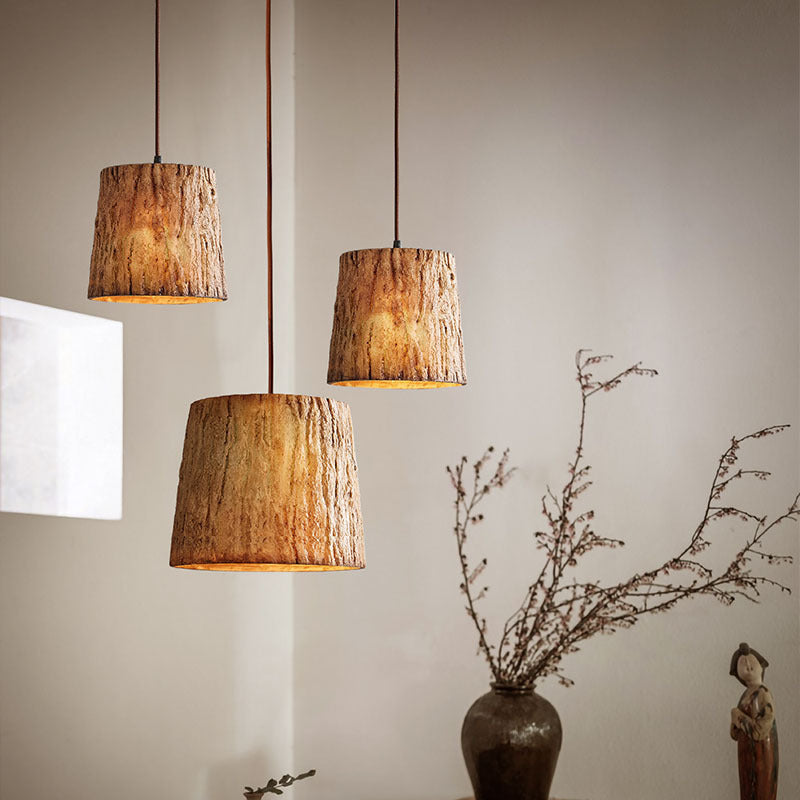 Hout Log Hanglamp