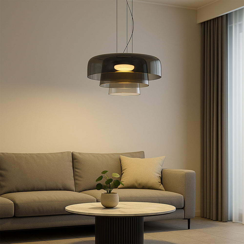 Glazen hanglamp