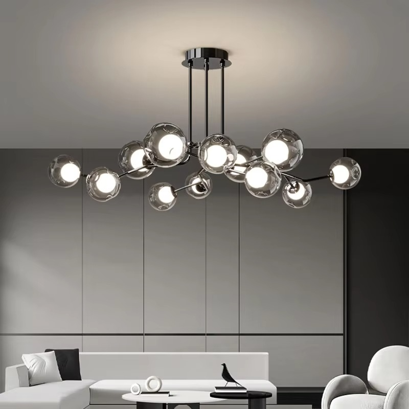 Scandinavische glazen plafondlamp