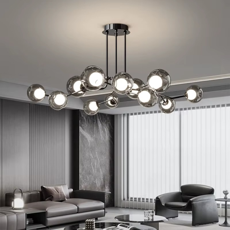Scandinavische glazen plafondlamp