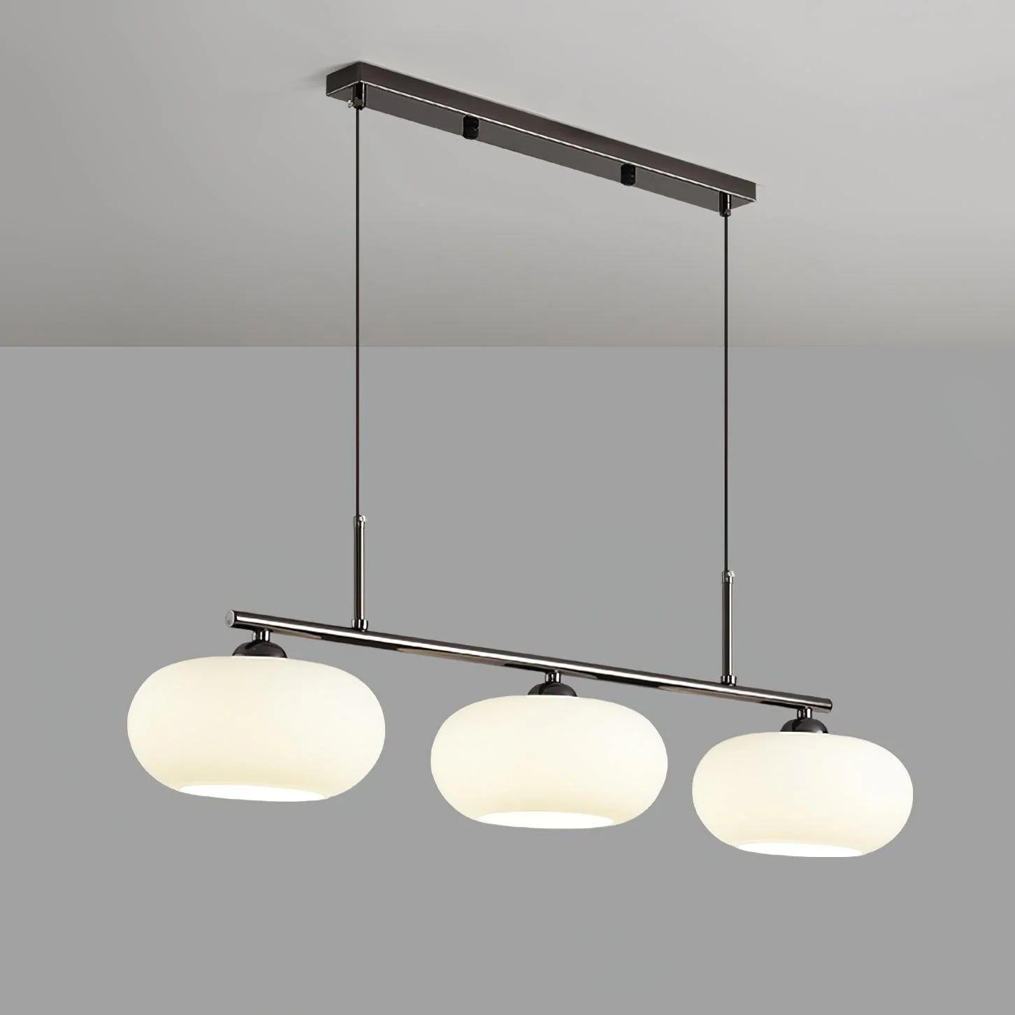 Bauhaus 3-kops hanglamp