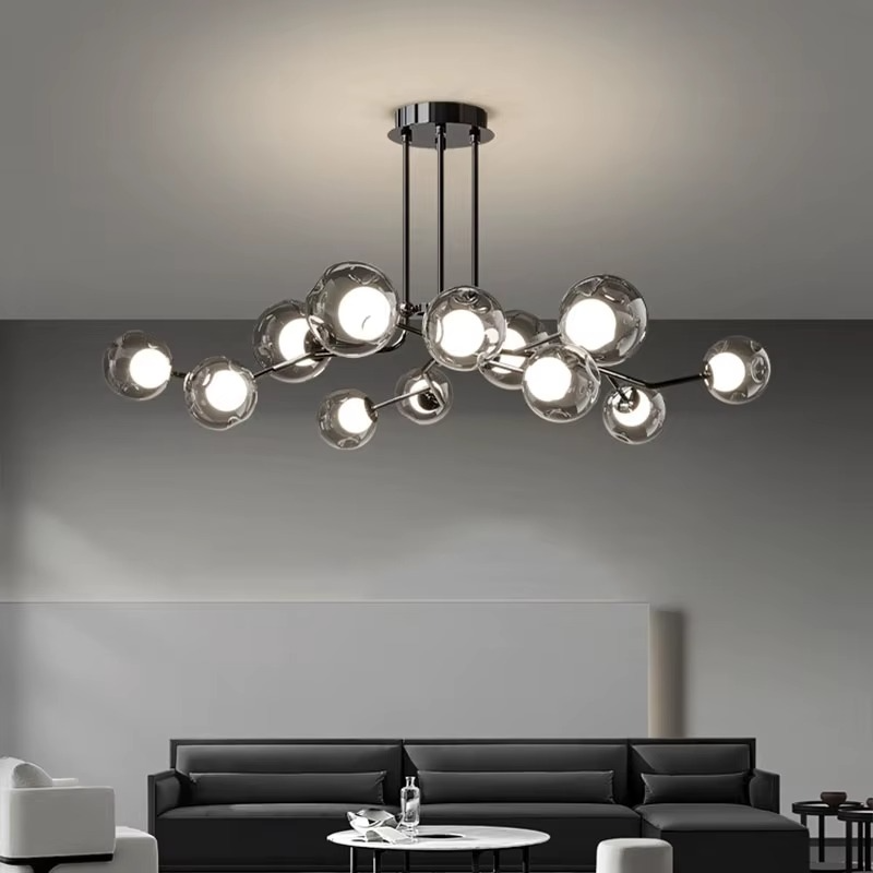 Scandinavische glazen plafondlamp