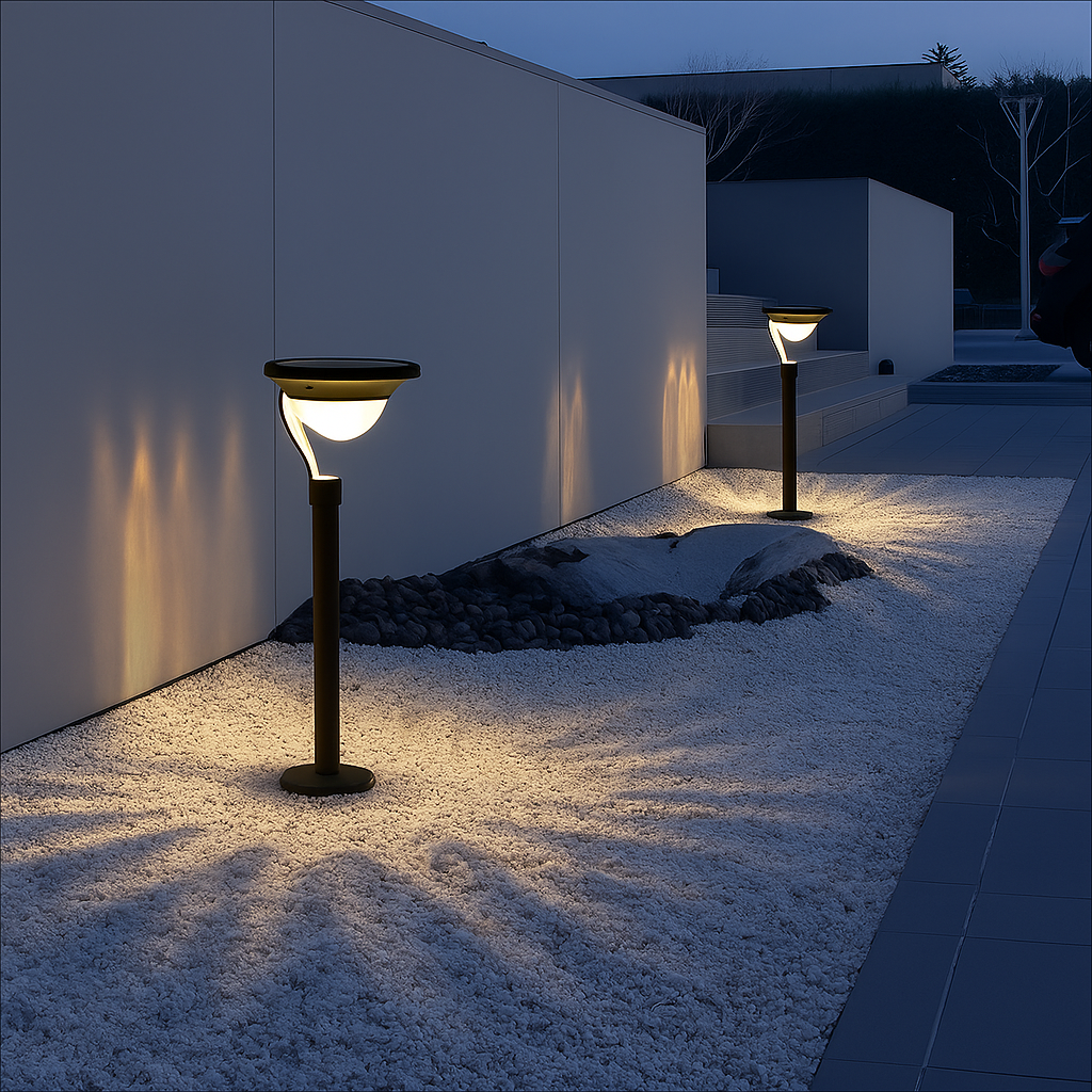 Padverlichting op zonne-energie