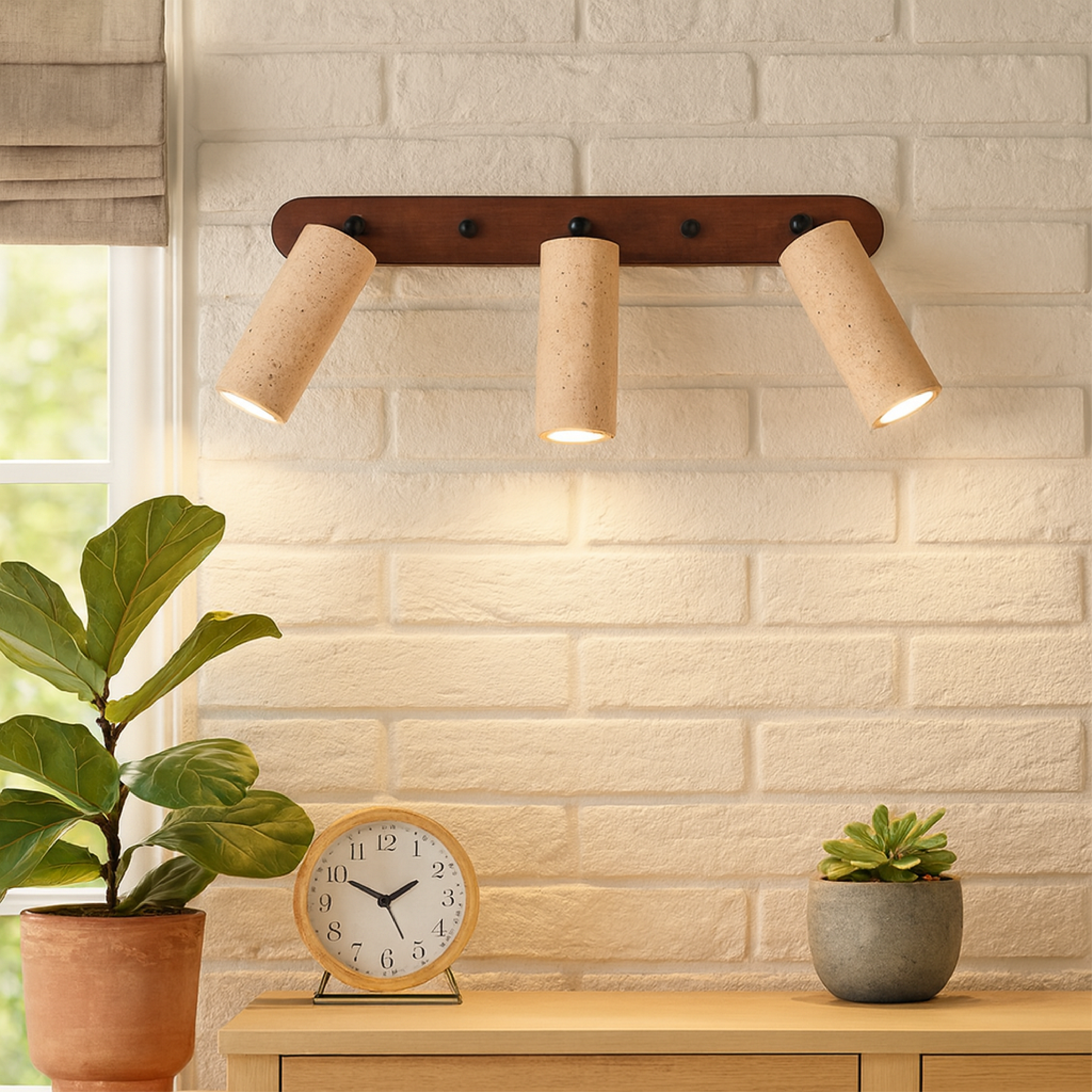Travertin Draaibare Wandlamp