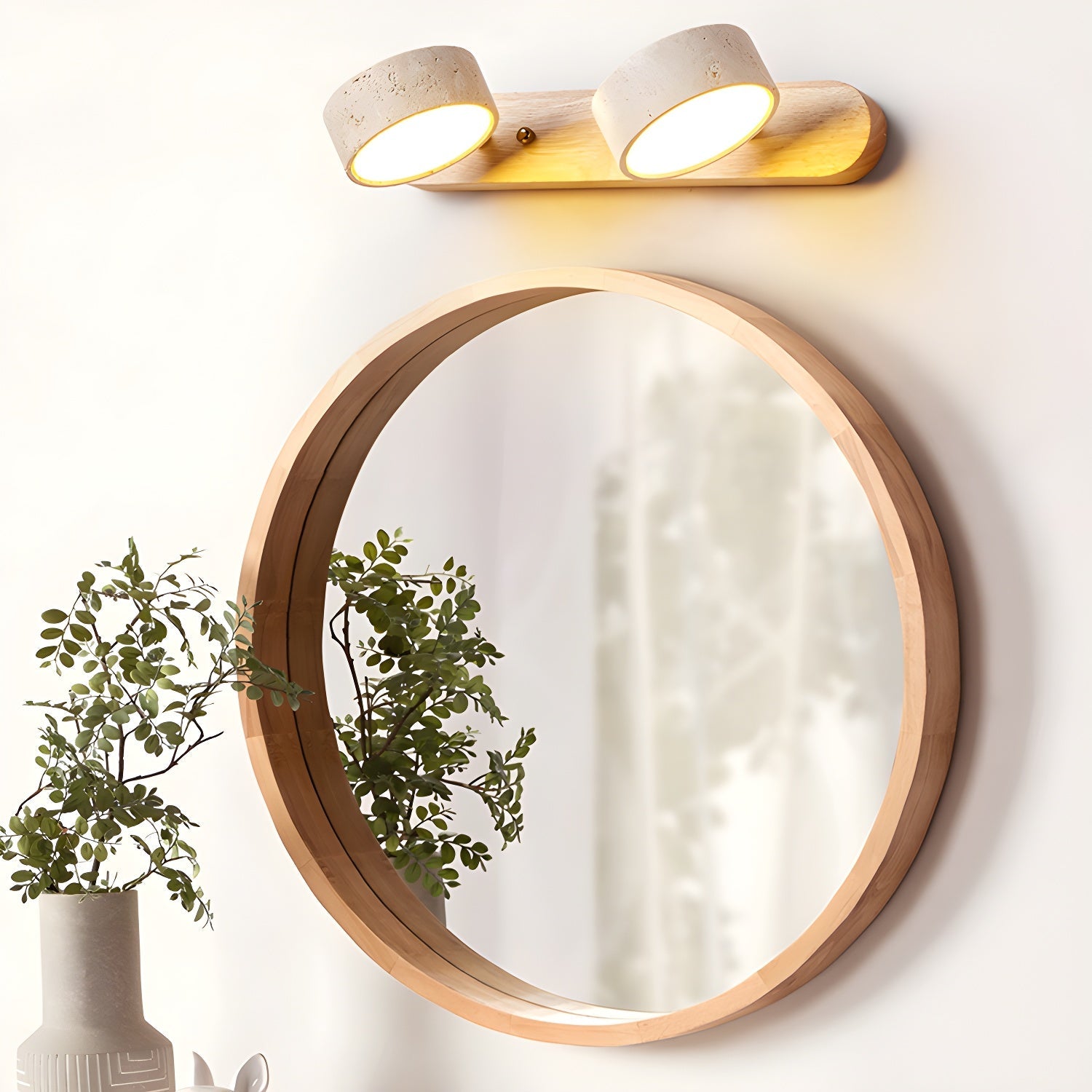 Travertin Wandlamp