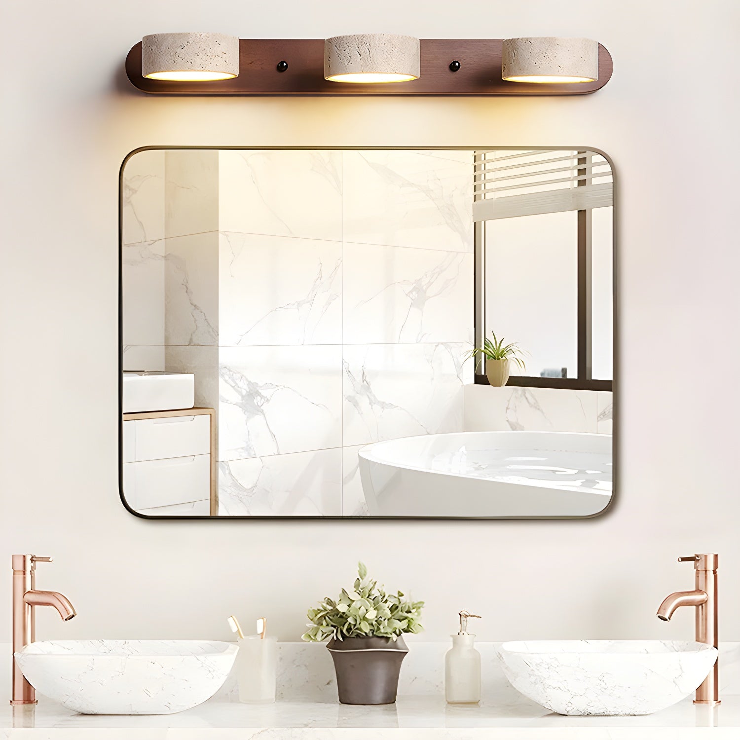 Travertin Wandlamp
