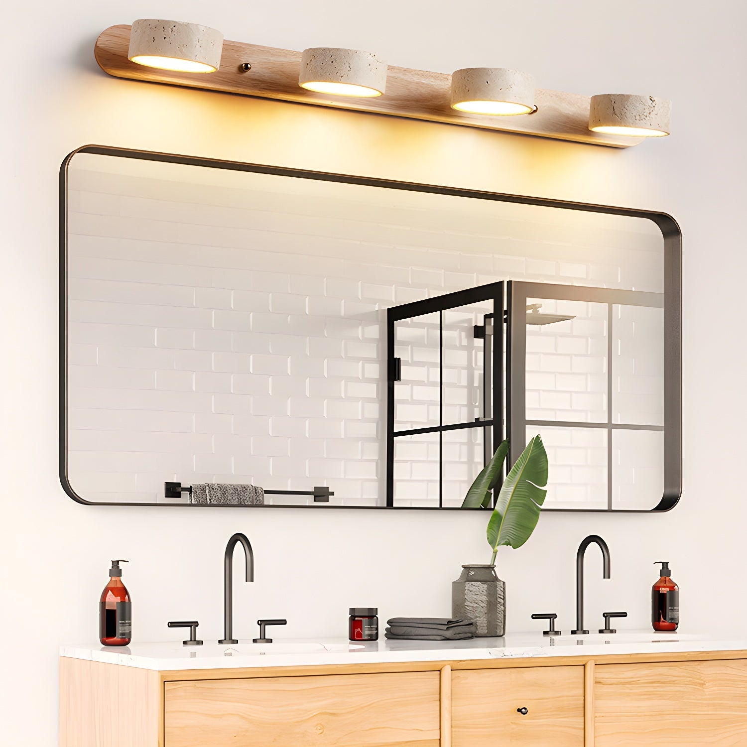 Travertin Wandlamp