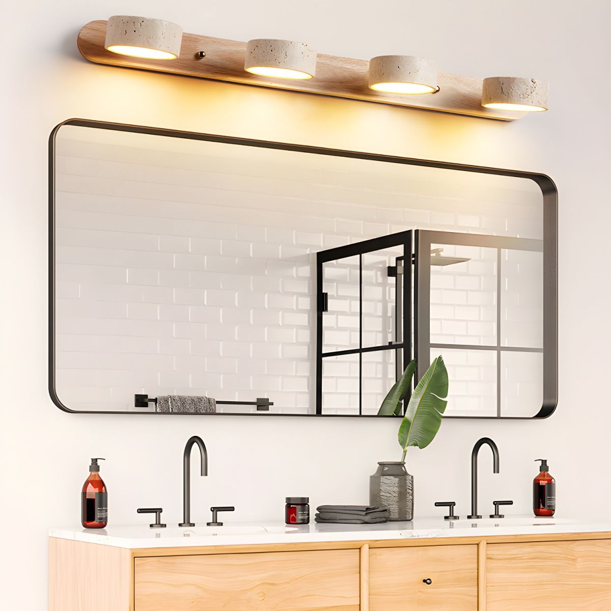 Travertin Wandlamp