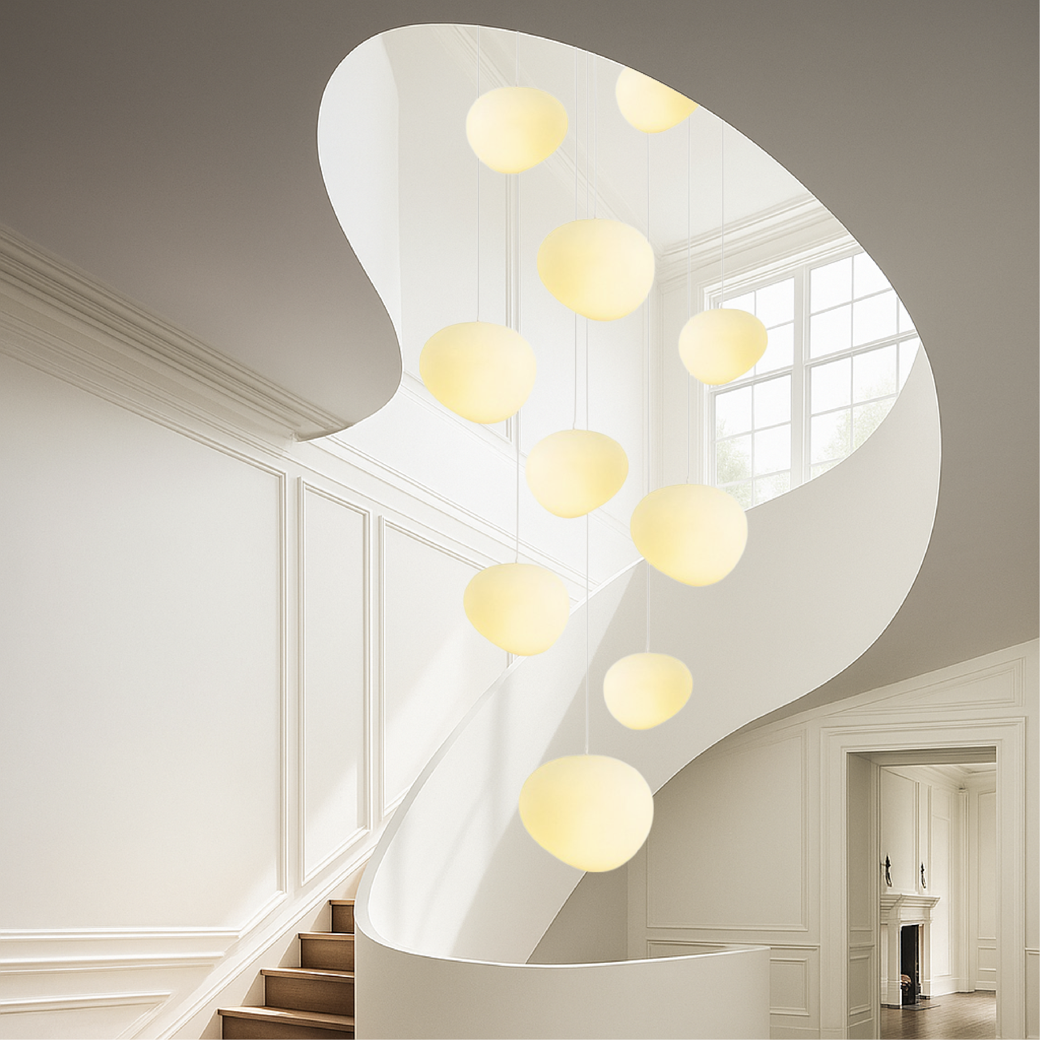 Creatieve Scandinavische Trappenkroonluchter