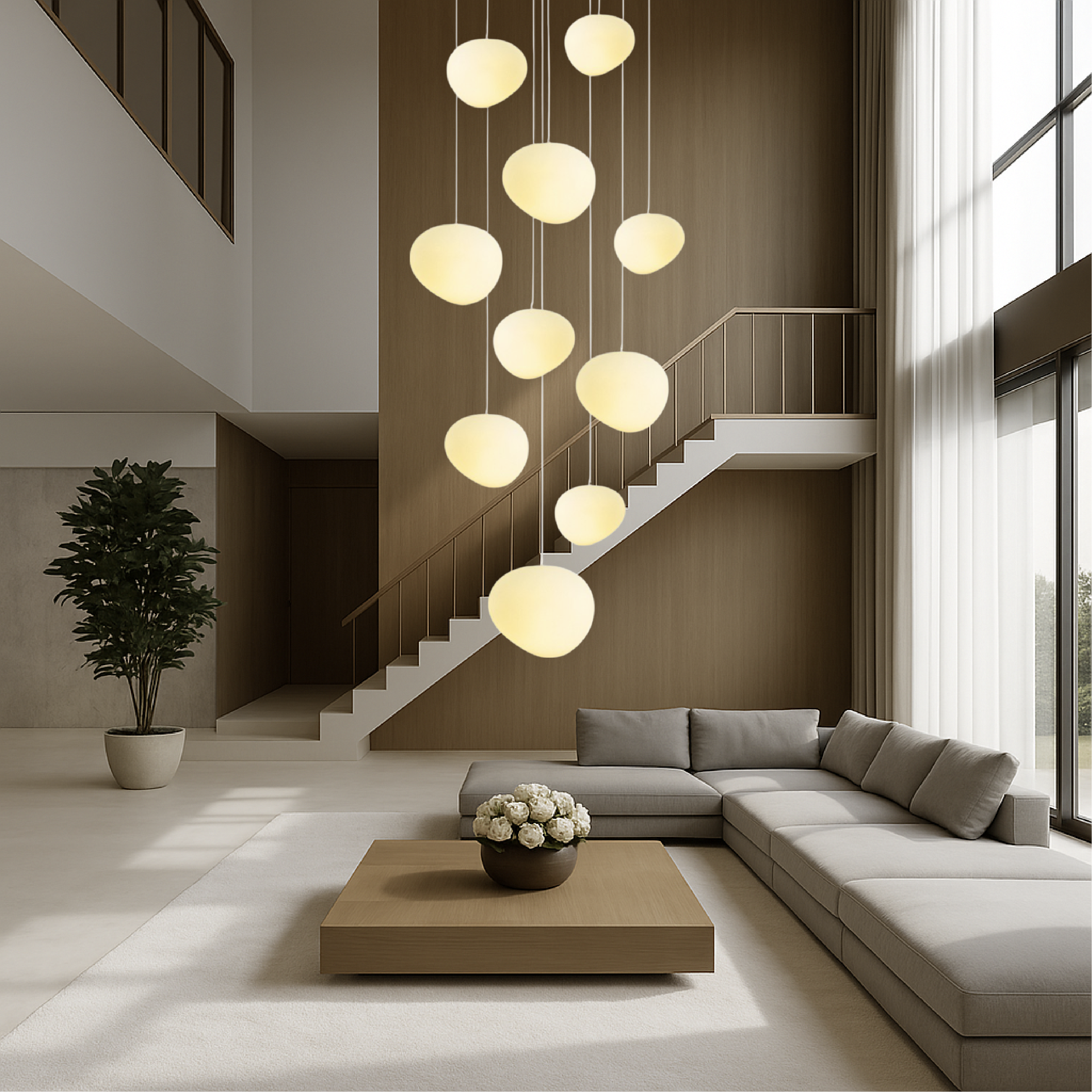 Creatieve Scandinavische Trappenkroonluchter