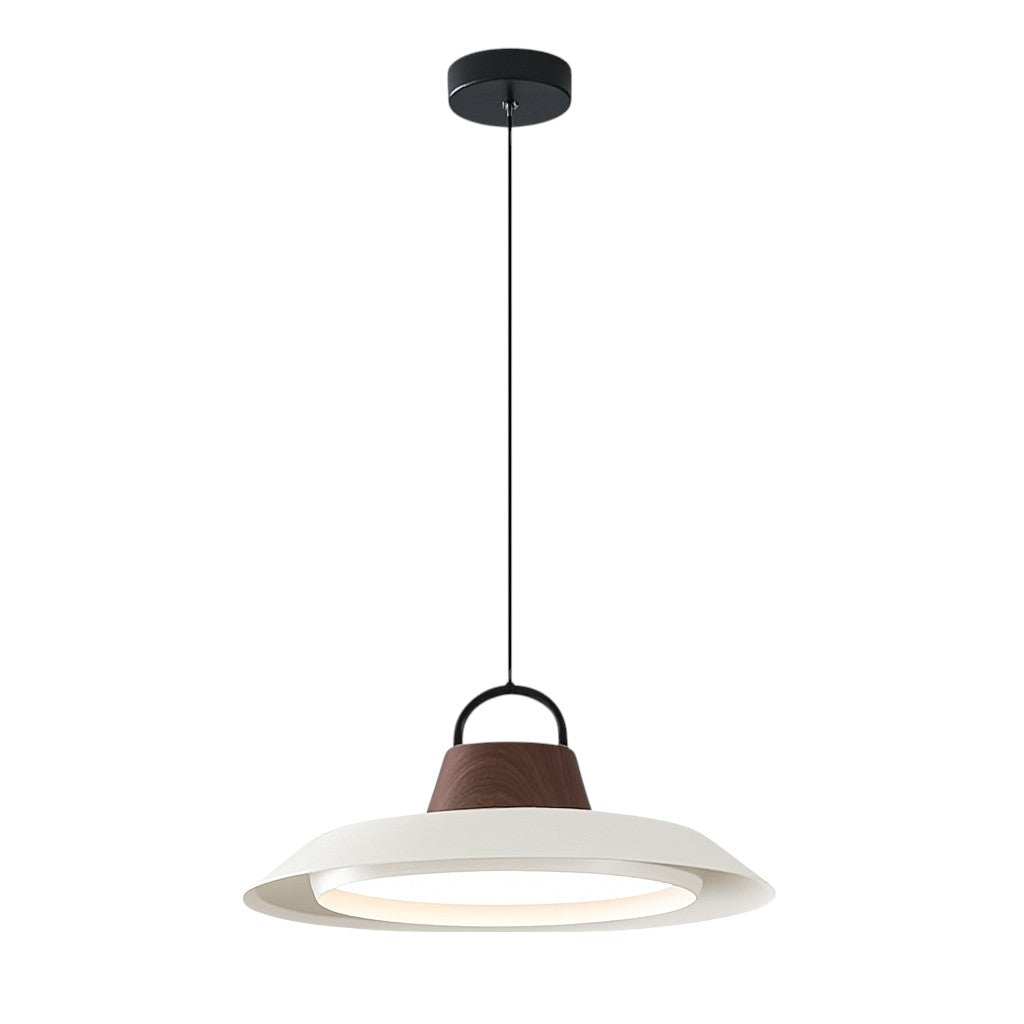 Scandinavische Hout/Metalen Hanglamp
