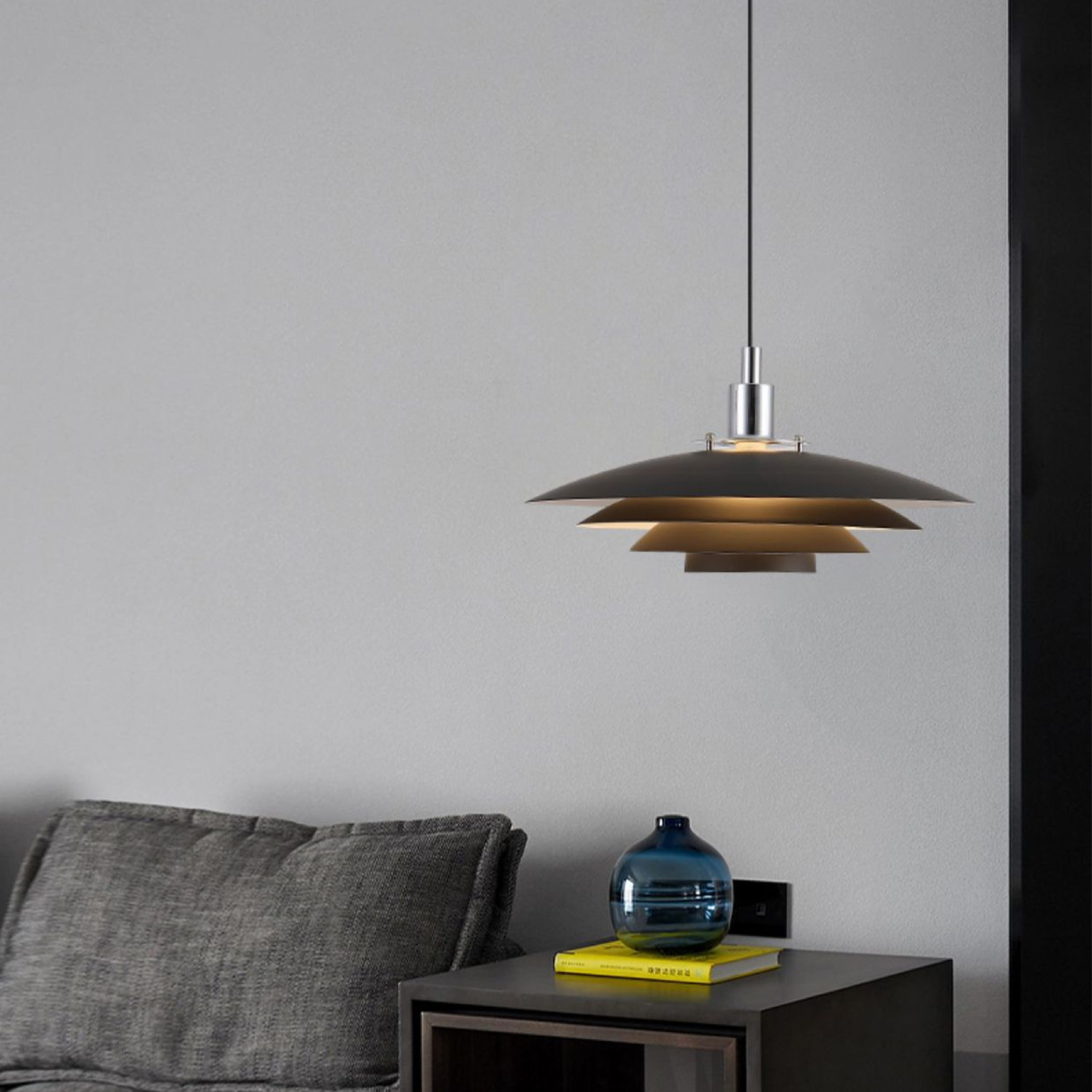 Metalen Laag Hanglamp