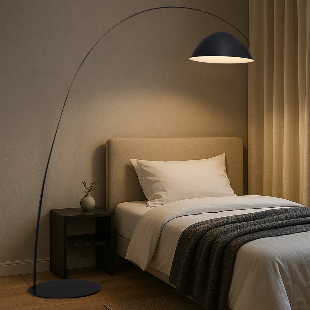 Scandinavische lange vloerlamp