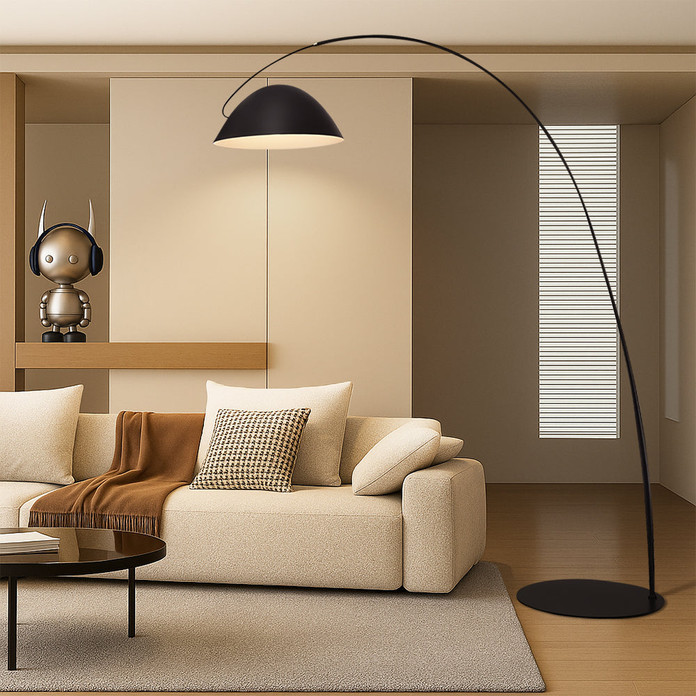 Scandinavische lange vloerlamp