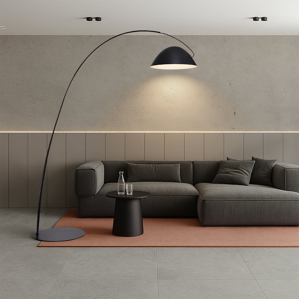 Scandinavische lange vloerlamp