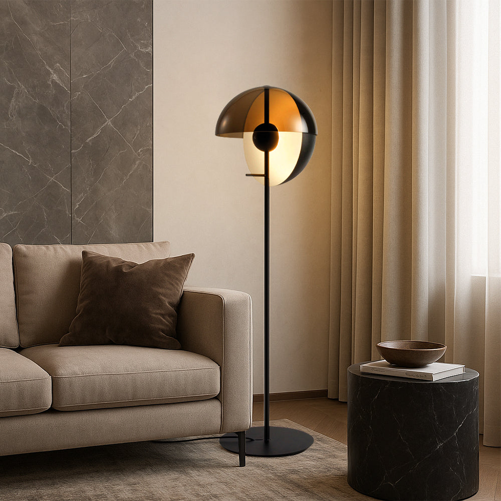 Hau Glazen Vloerlamp