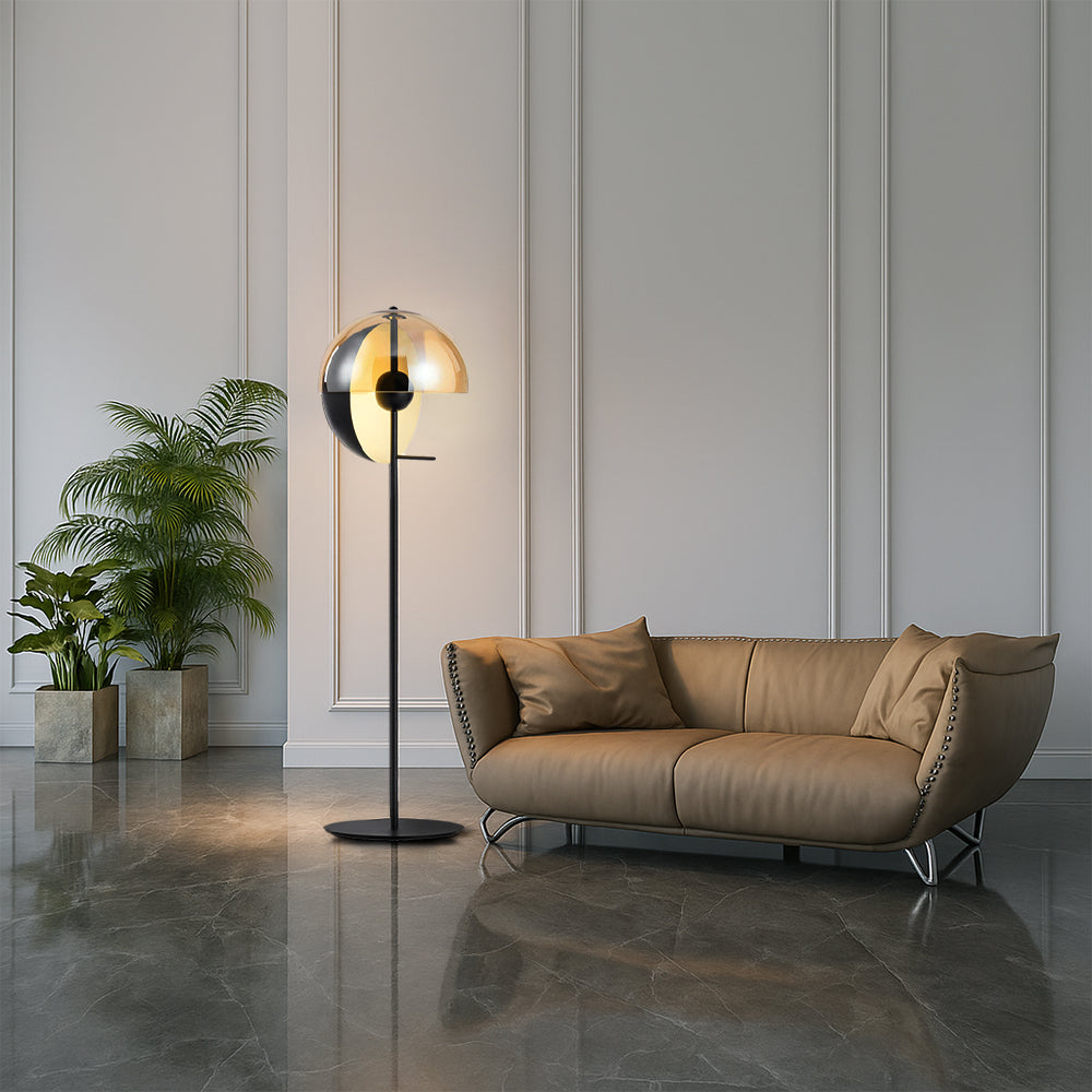 Hau Glazen Vloerlamp