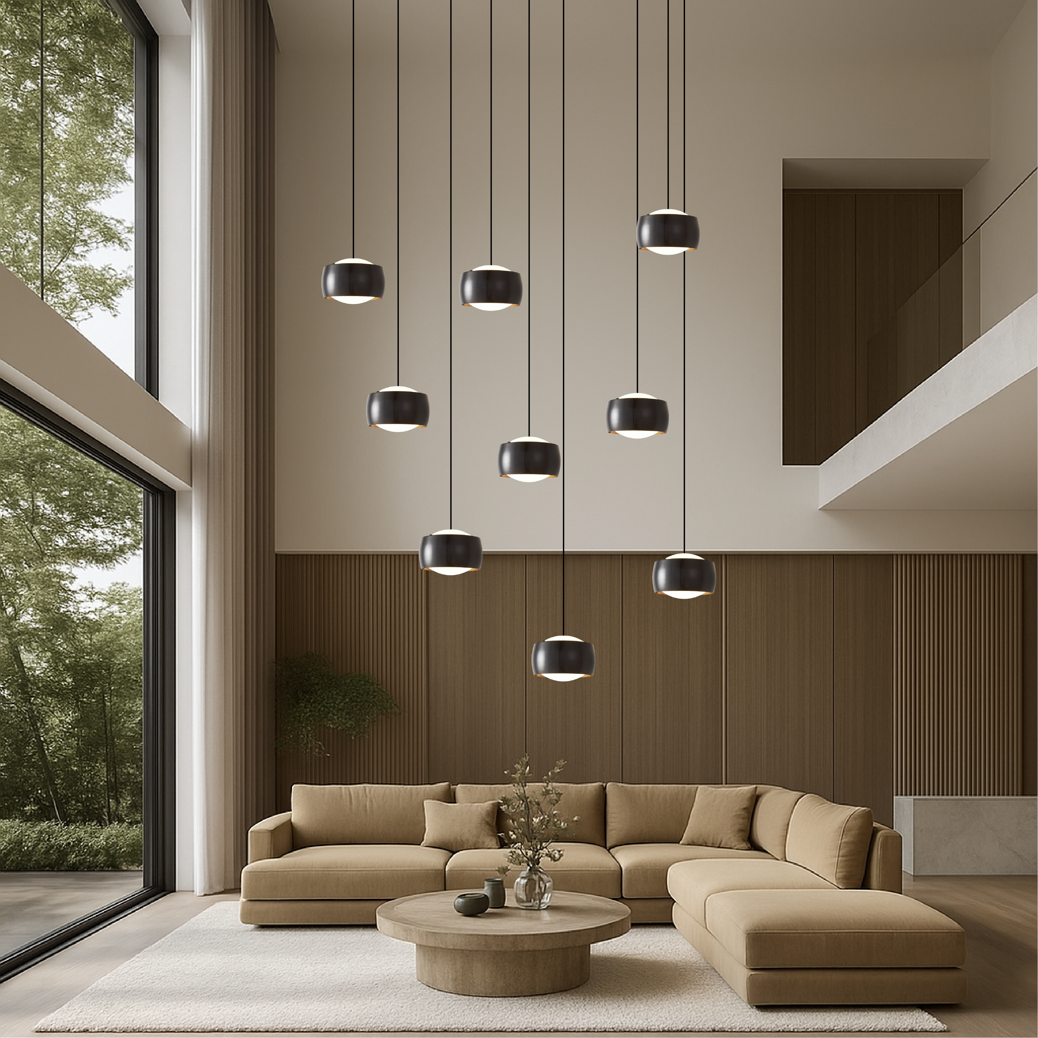 Scandinavische LED Trappenkroonluchter