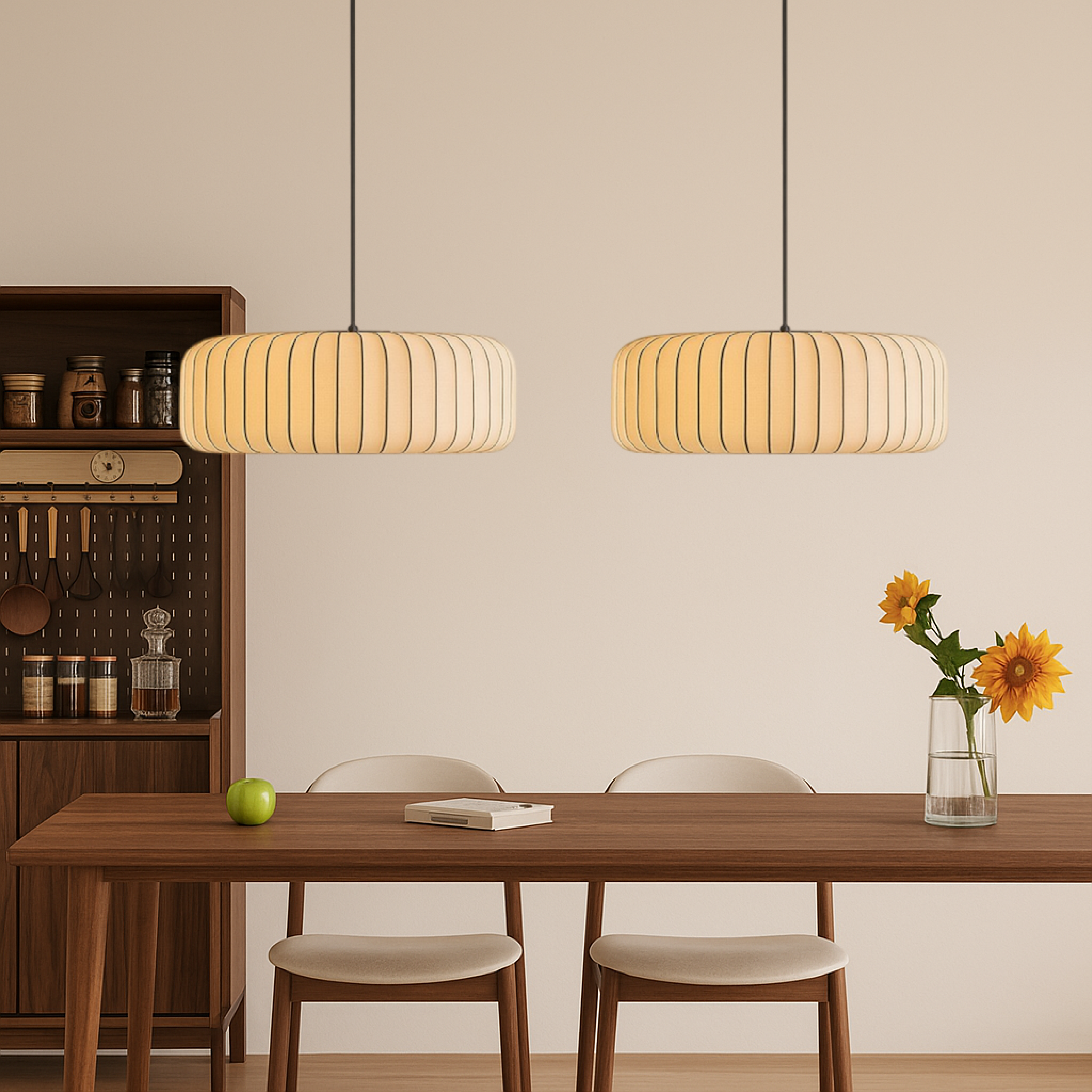 Rendara Zijden Hanglamp