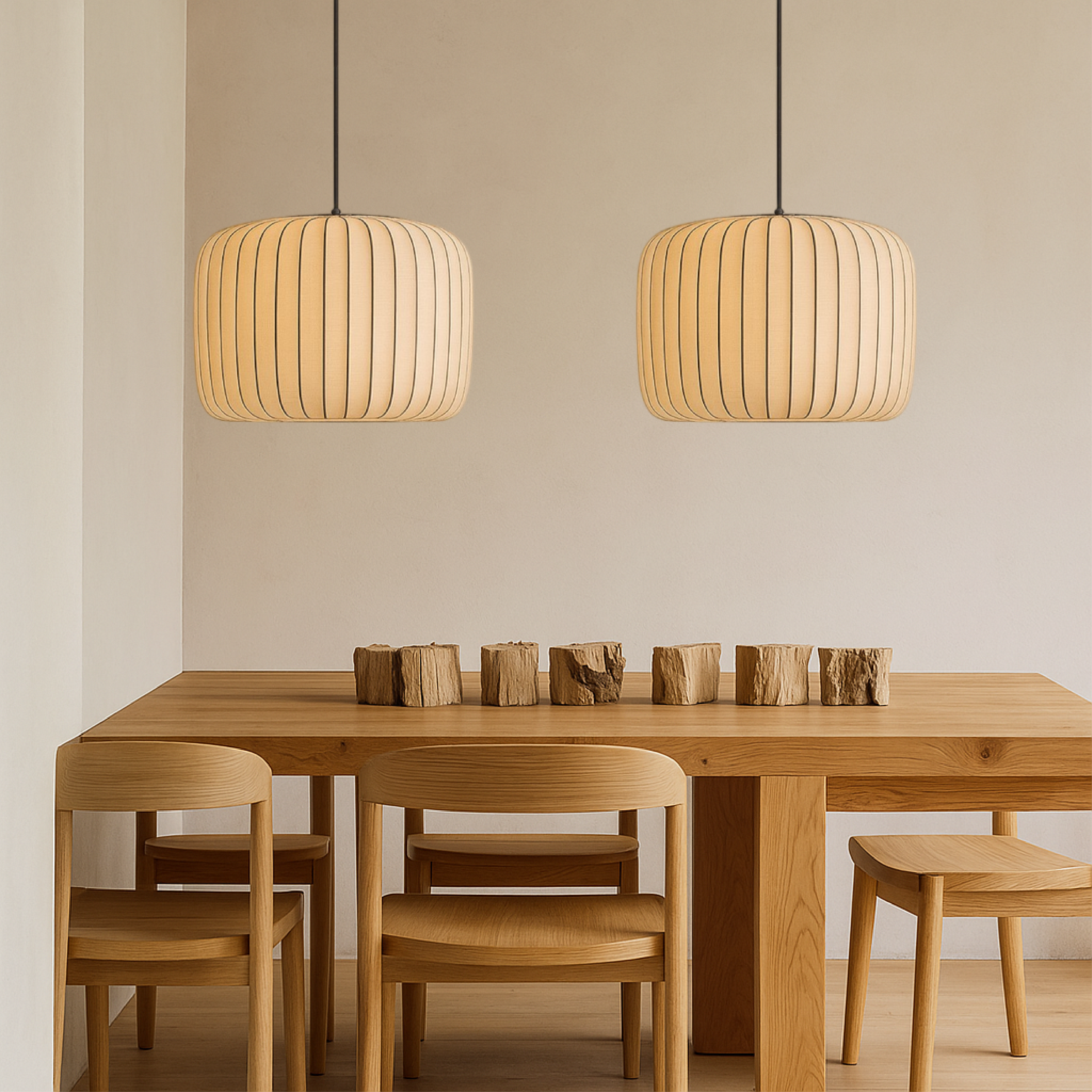 Rendara Zijden Hanglamp