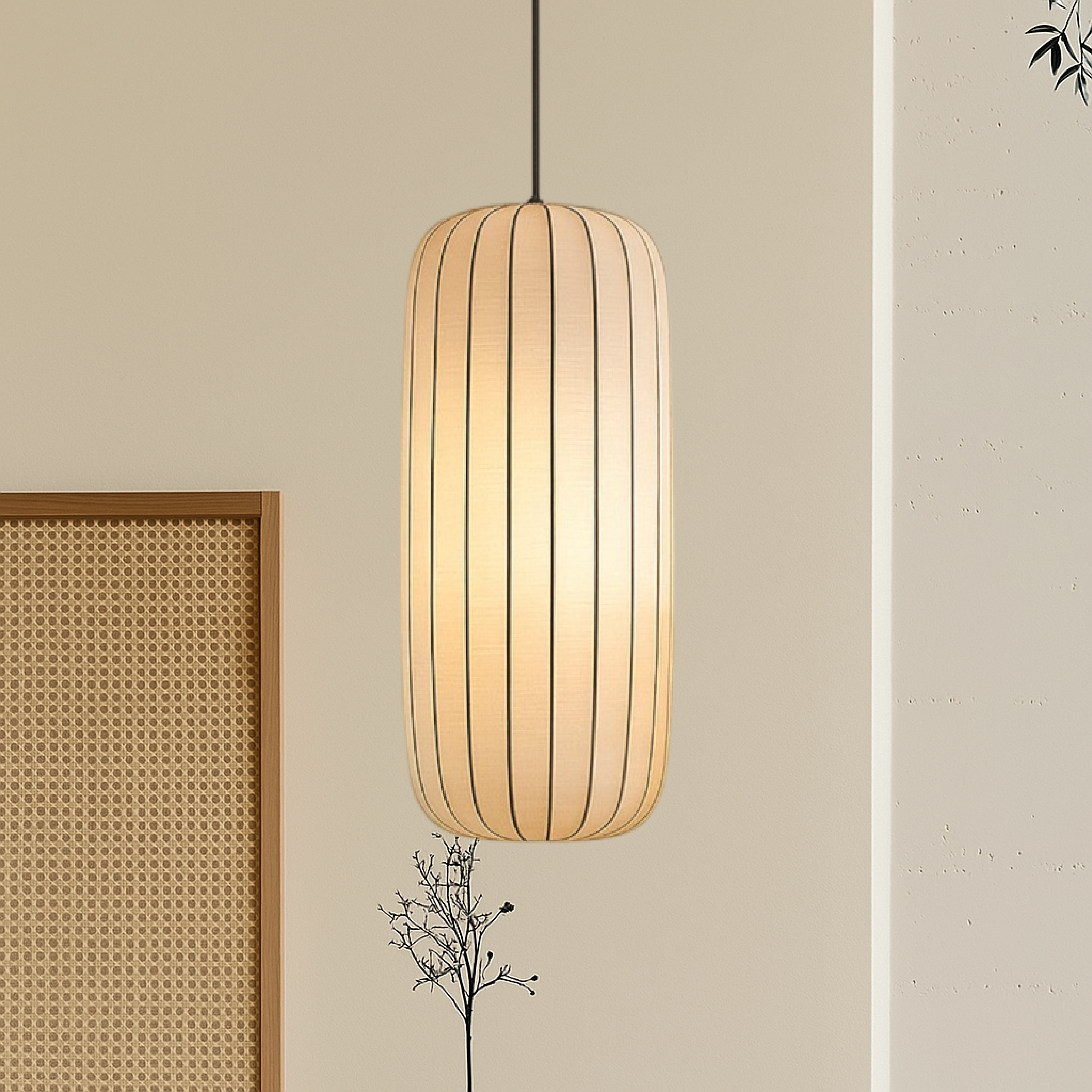 Rendara Zijden Hanglamp