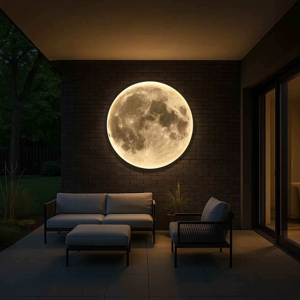 Maan Wandlamp
