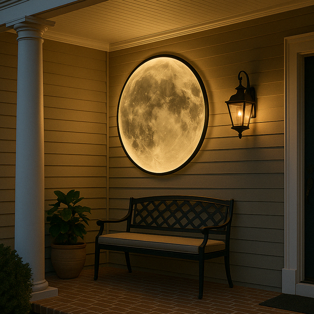 Maan Wandlamp