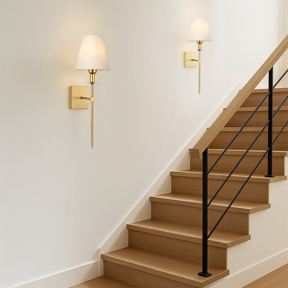 (2-Pack) Bedrade wandlamp