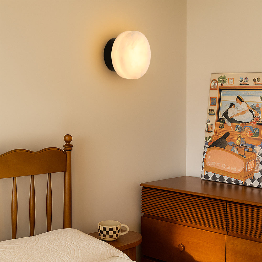 Marmeren wandlamp